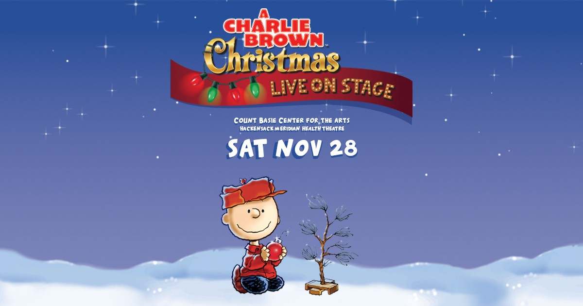 Promotional image for A Charlie Brown Christmas: Live on Stage at the Basie