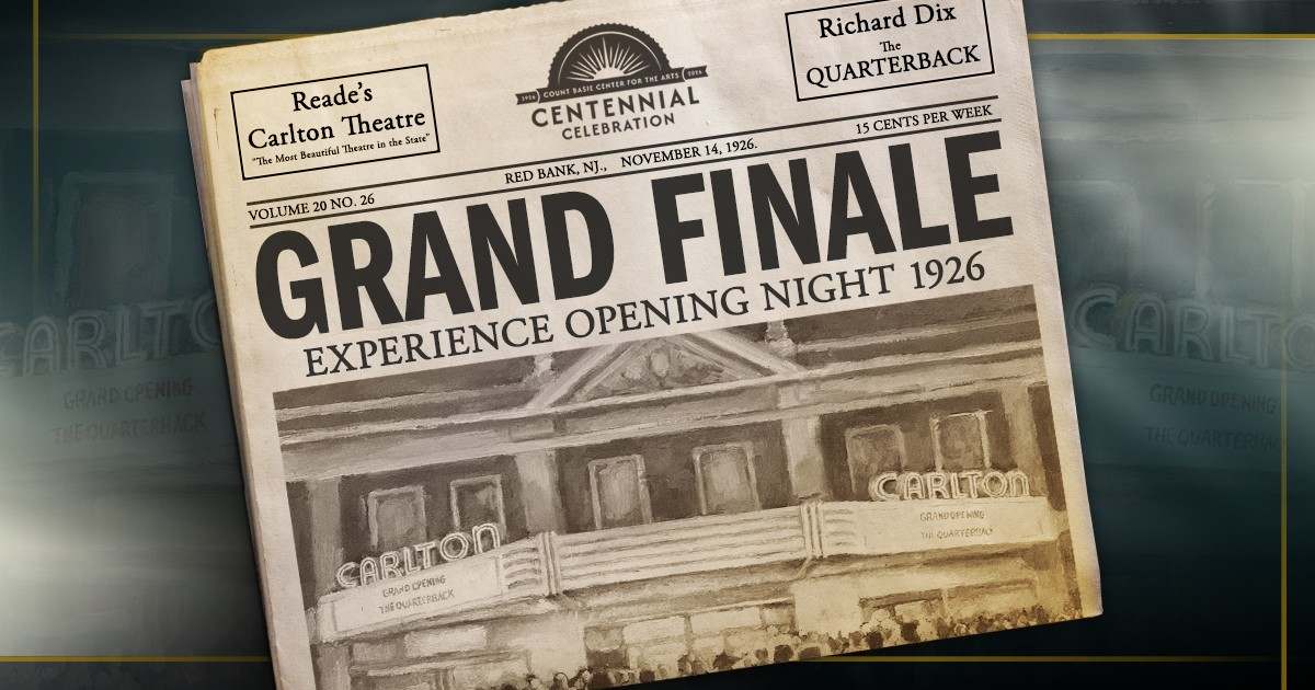 Promotional image for Count Basie Center Centennial Celebration Finale